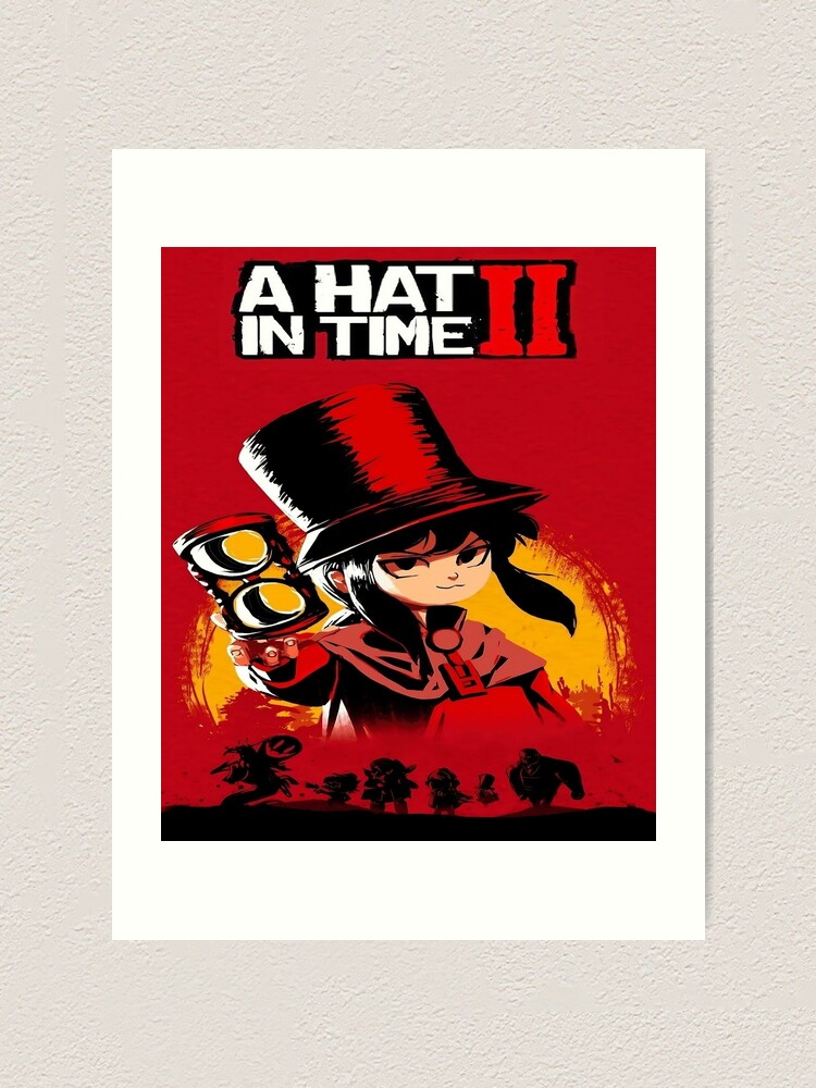 a hat in time video game art Art Print for Sale by mallaksobek