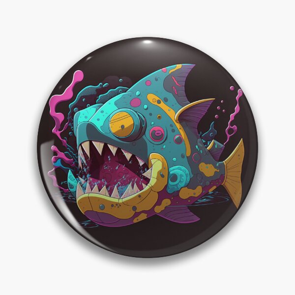 Item preview, Bruxish, the Colorful Psychic Fish in murky waters! designed and sold by Frocentric.