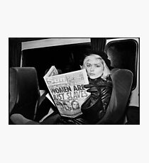 Debbie Harry Newspaper Photographic Print