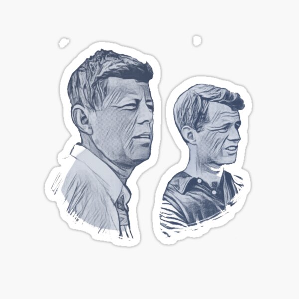 John & Bobby Kennedy Sticker