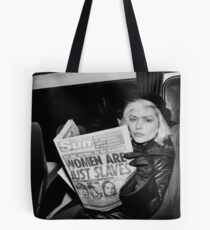 Debbie Harry Zeitung Tote Bag