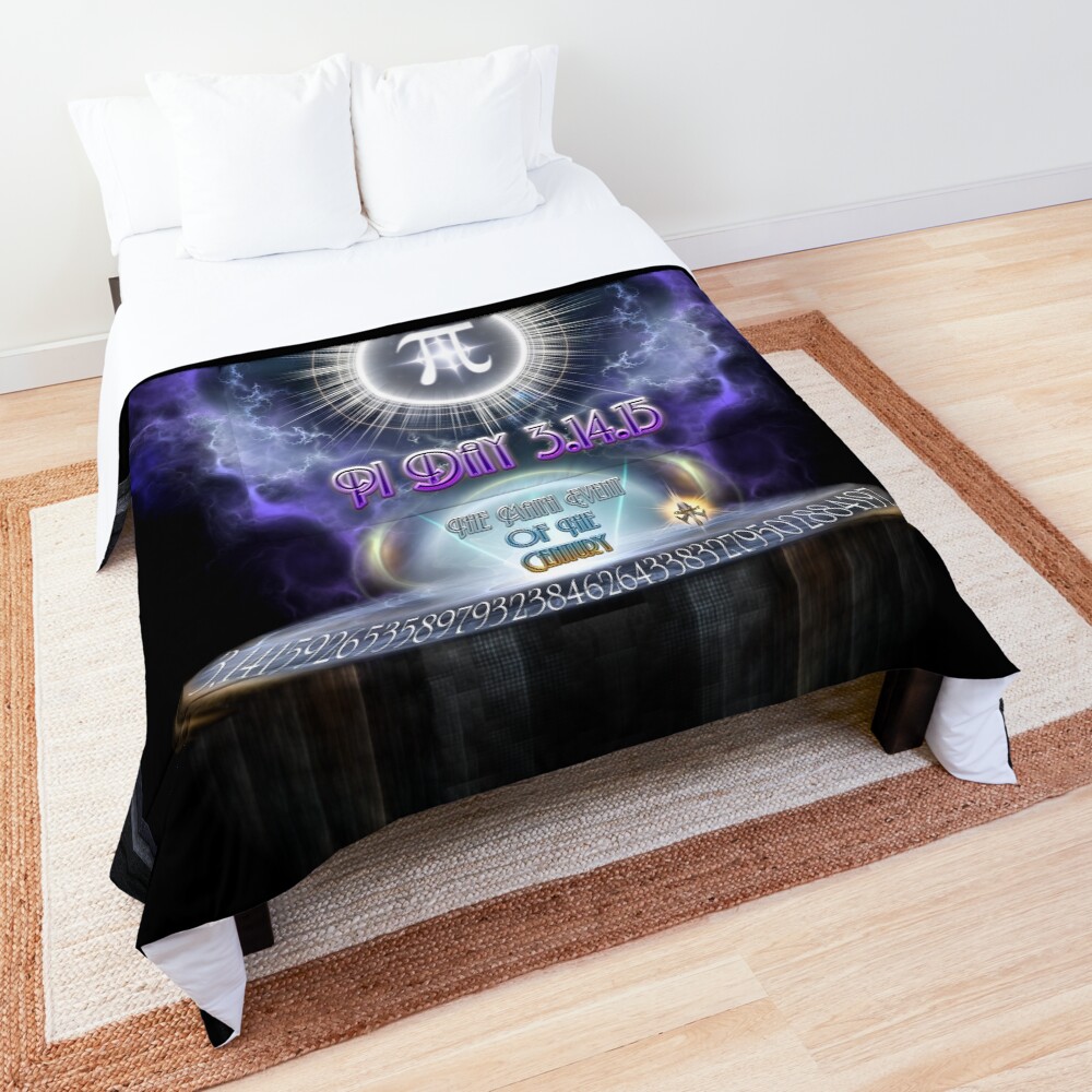 Ultimate Pi Day 3.14.15 Universal Enigma Fractal Art Composition by Xzendor7 Comforter