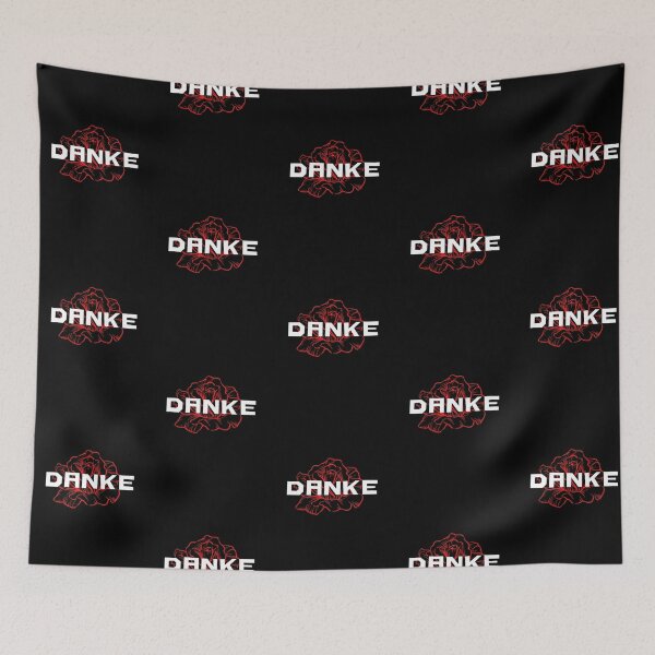 Item preview, "Danke" Floral Illustration Design designed and sold by RM-Journey.