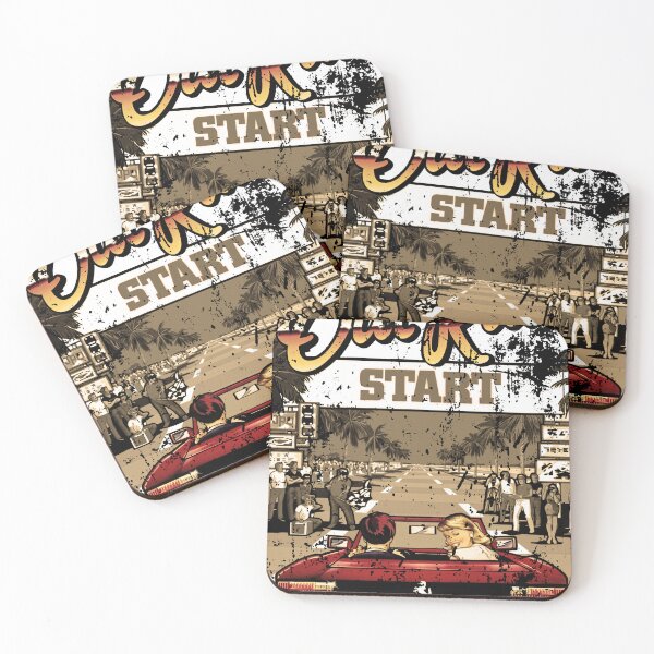 Item preview, Out Run - Retro gaming design designed and sold by kndldotshop.