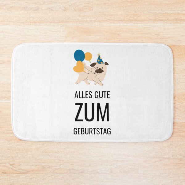 Item preview, "Alles Gute Zum Geburtstag" Dog Illustration Design designed and sold by RM-Journey.