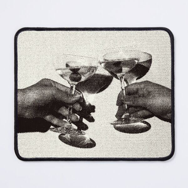 Item preview, Martini Glasses Vintage News Print designed and sold by maddiemercer.