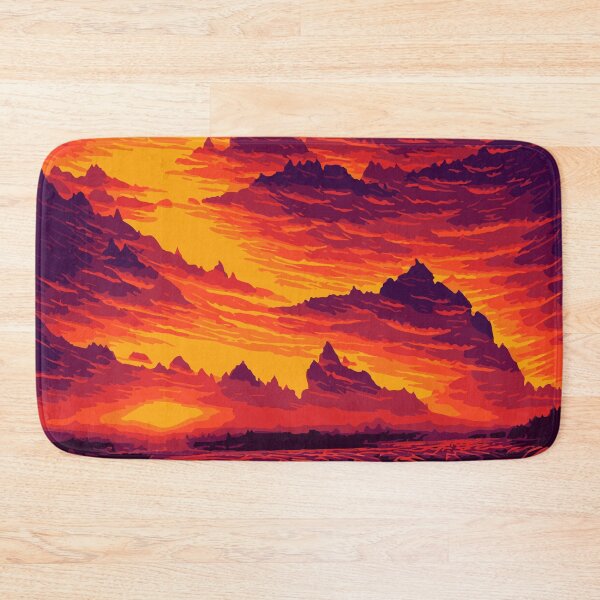 Item preview, Abstract Mountain Illustration:- Abstract Mountain Landscape Illustration of Mountain Scenery designed and sold by typoinspired.