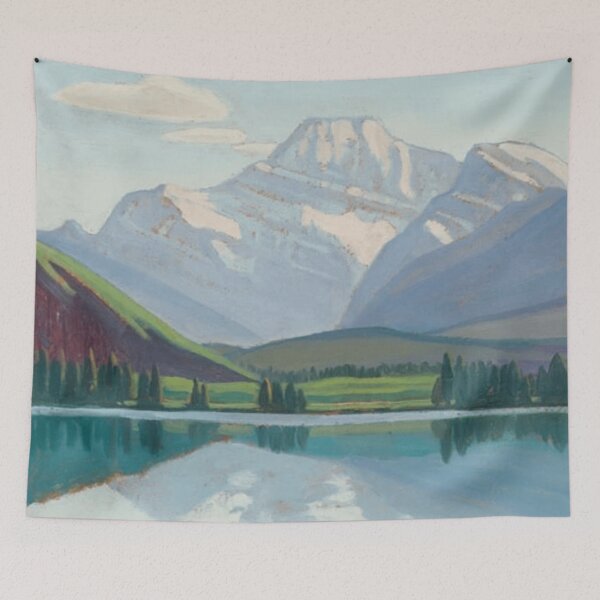 Item preview, Mount Edith Cavell by Lawren Harris designed and sold by TheRedVineyard.