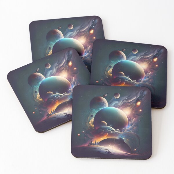 Item preview, Cosmic Space Circle Cloud Nebula Horizon designed and sold by entwithanaxe.
