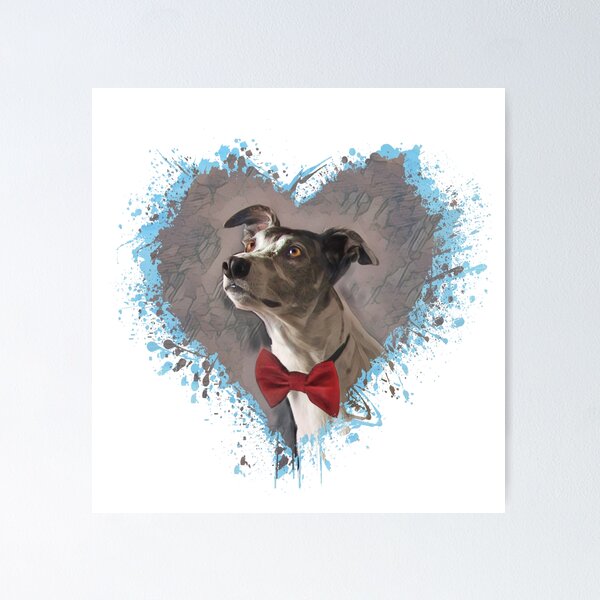 Item preview, Greyt Greyhound In A Red Bow Tie  designed and sold by Heathermarie321.