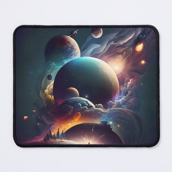 Item preview, Cosmic Space Circle Cloud Nebula Horizon designed and sold by entwithanaxe.