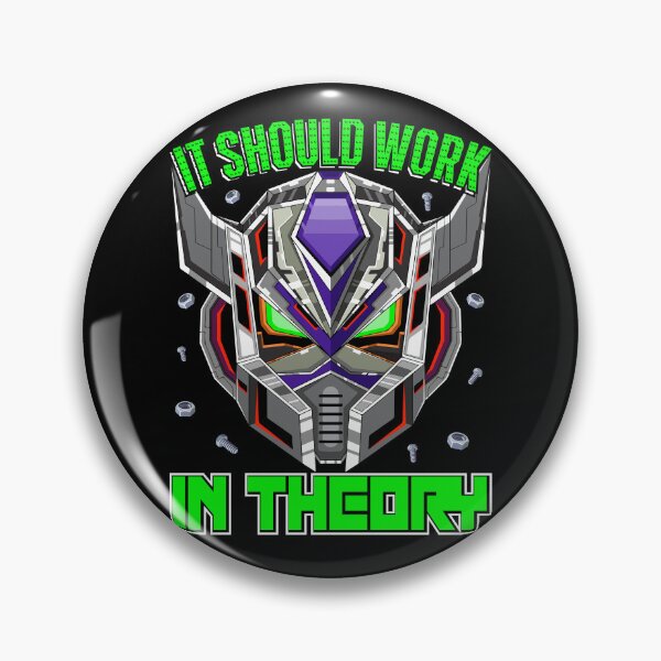 Item preview, It Should Work In Theory  - Funny Gifts for Robotic Engineer Lovers by FanityPrints designed and sold by FanityPrints.