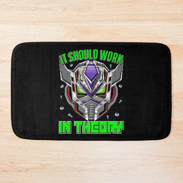 Item preview, It Should Work In Theory  - Funny Gifts for Robotic Engineer Lovers by FanityPrints designed and sold by FanityPrints.
