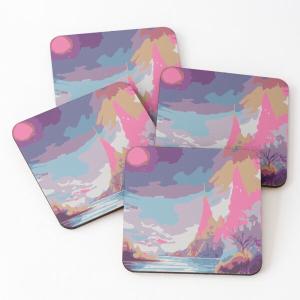 Item preview, Abstract Mountain Illustration:- Abstract Mountain Landscape Illustration of Mountain Scenery designed and sold by typoinspired.