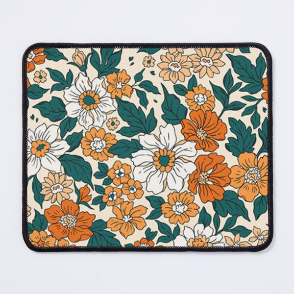 Item preview, Floral pattern Orange designed and sold by kpop lovers.