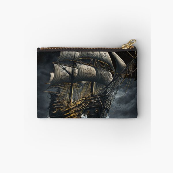Item preview, Pirate Ship in Heavy Seas designed and sold by BeachBumPics.