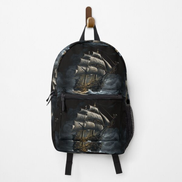 Item preview, Pirate Ship in Heavy Seas designed and sold by BeachBumPics.