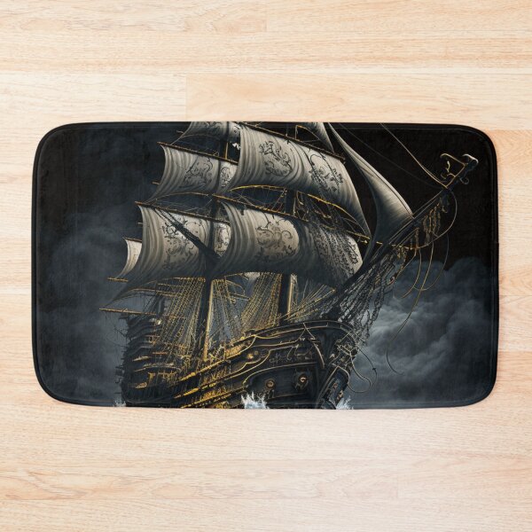 Item preview, Pirate Ship in Heavy Seas designed and sold by BeachBumPics.