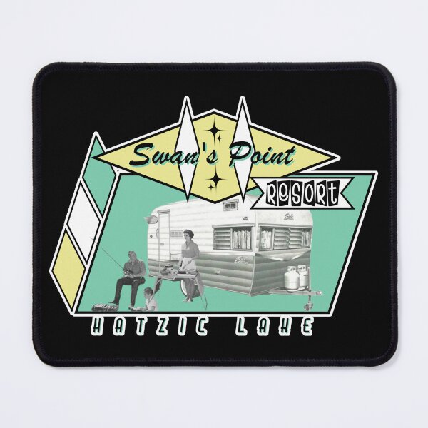Item preview, Swan's Point Resort Hatzic Lake Vintage designed and sold by HatzicTshirts.
