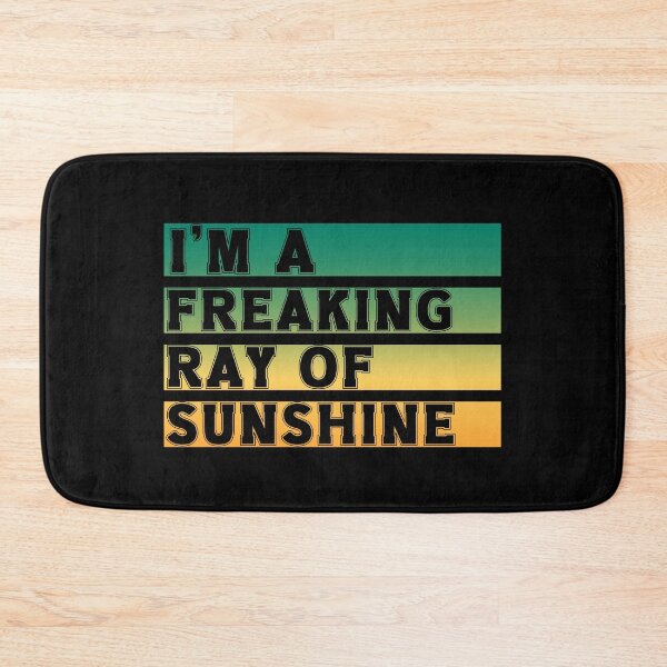 Item preview,  I'm A Freaking Ray Of Sunshine Funny Sarcastic - Retro designed and sold by Georgy09.
