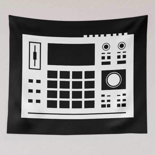 Item preview, DJ AKAI MPC Drum Machine, Sampler Mixer Turntable Technics Dee Jay Decks Hip Hop T-shirt designed and sold by LD ART.