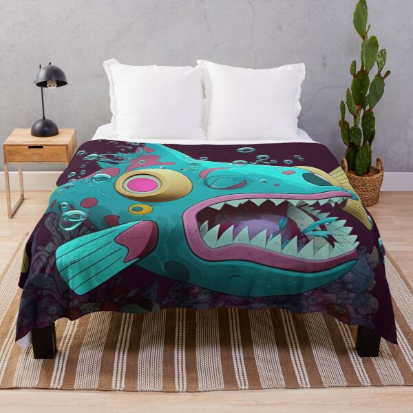 Item preview, Bruxish, the Colorful Psychic Fish in murky waters! designed and sold by Frocentric.