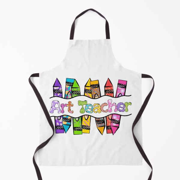 Item preview, Colorful Art Teacher Text with Crayons designed and sold by sweetbelle.