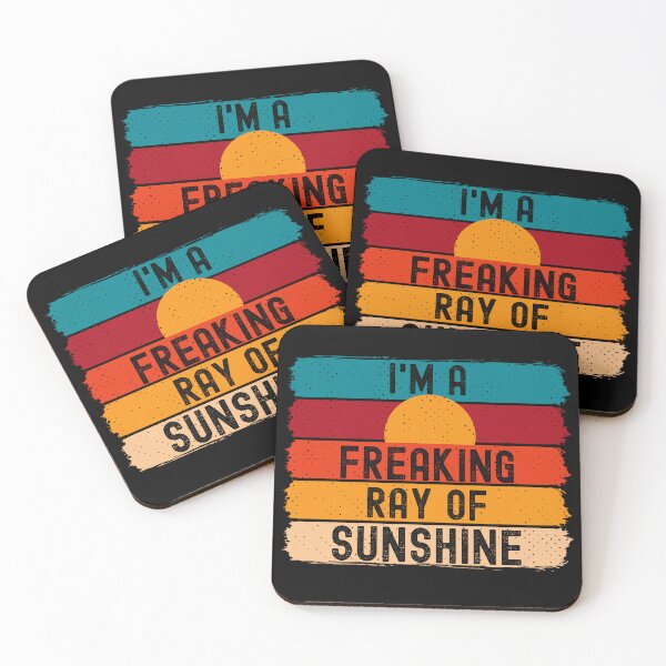 Item preview, I'm A Freaking Ray Of Sunshine Funny Sarcastic - Retro Vintage designed and sold by Georgy09.