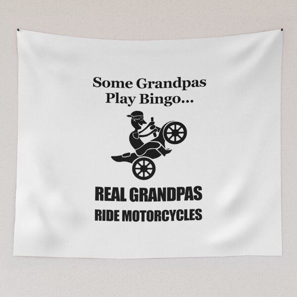Item preview, Some Grandpas Play Bingo Real Grandpas Ride Motorcyles designed and sold by onceproject.