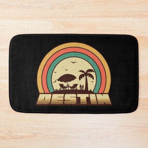 Item preview, Destin Beach - Vintage Retro Sunset Style designed and sold by Whimsical Thinker.