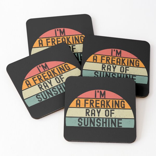 Item preview, I'm A Freaking Ray Of Sunshine Funny Sarcastic - Retro designed and sold by Georgy09.