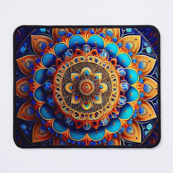 Item preview, Rainbow Mandala Art designed and sold by Psychedelic-Sap.