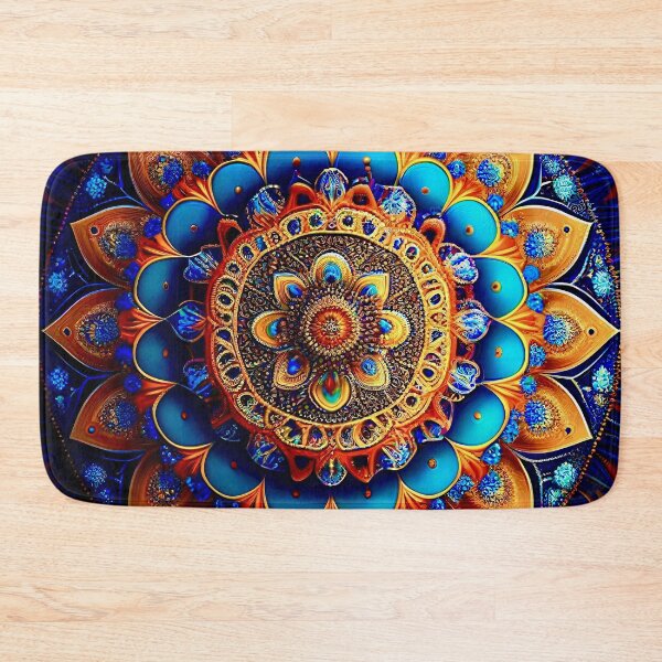 Item preview, Rainbow Mandala Art designed and sold by Psychedelic-Sap.