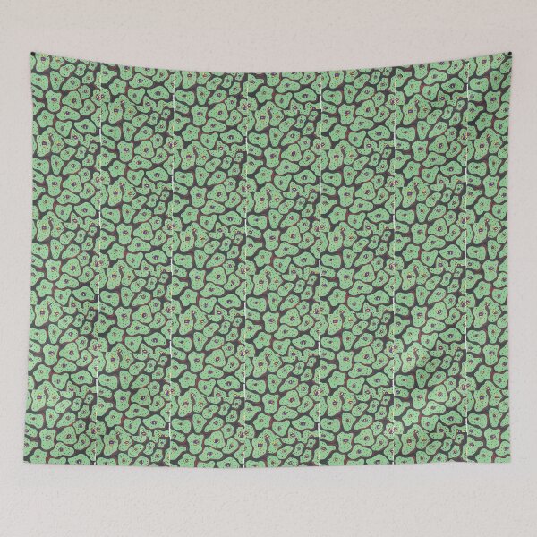 Item preview, green cells painting designed and sold by CrittersByLola.