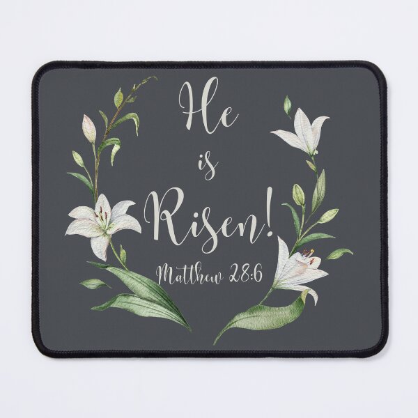 Item preview, He is Risen with Easter Lilies designed and sold by SushiAnn.
