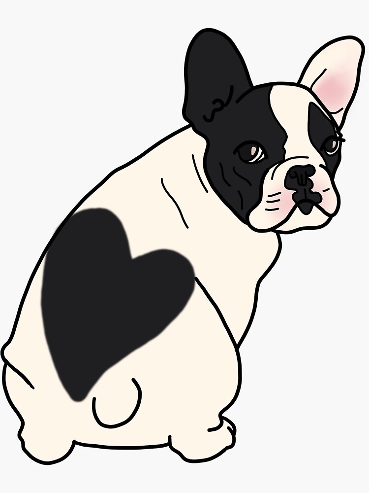 "Frenchie" Sticker by tommycoasts | Redbubble