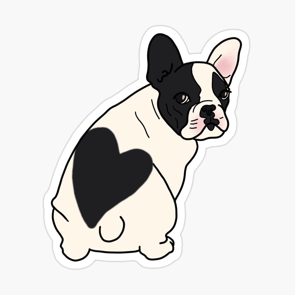 EK Sticko Sticker Fuzzy Frenchie