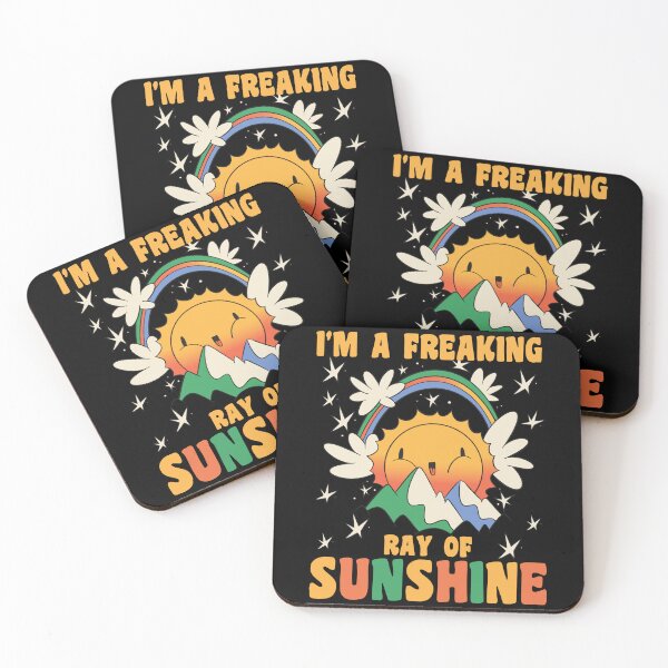 Item preview, I'm A Freaking Ray Of Sunshine - Retro designed and sold by Georgy09.