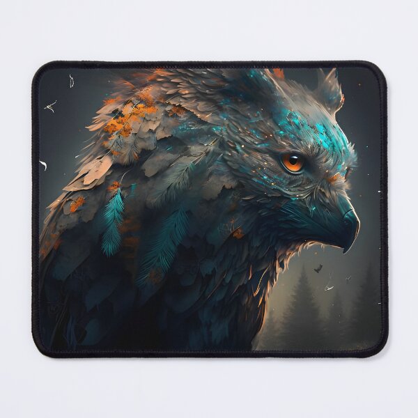 Item preview, Fantasy Bird Tapestry - Dark Surreal Animal Digital Art designed and sold by MerakiAndArt.