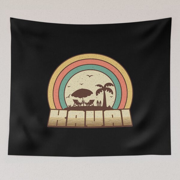 Item preview, Kauai Beach - Retro Sunset Style  designed and sold by Whimsical  Thinker.