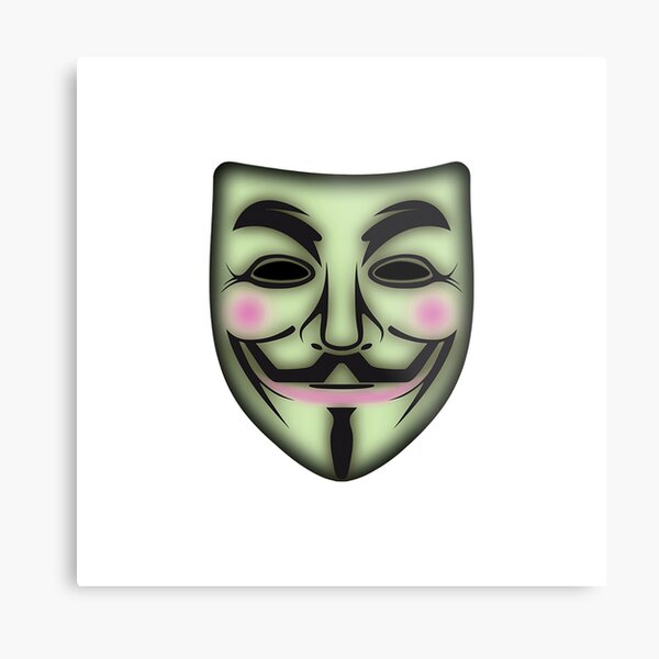 L minas met licas Anonymous Mask Redbubble