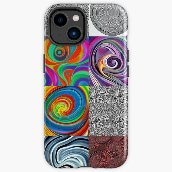 Complex swirls and curves iPhone Tough Case