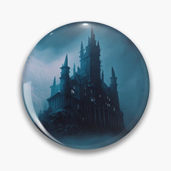Item preview, Dark Castle in the Moonlight - Fantasy Art designed and sold by FantasyFusion.