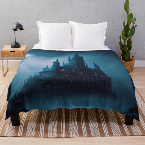 Item preview, Dark Castle in the Moonlight - Fantasy Art designed and sold by FantasyFusion.