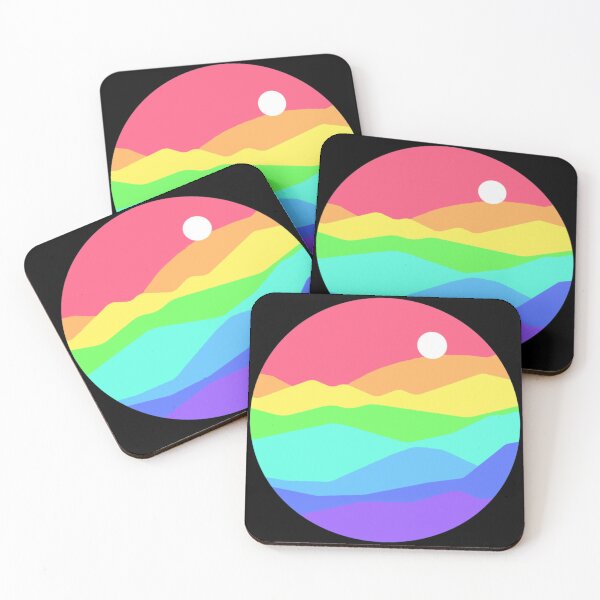 Item preview, Subtle Rainbow Pride Flag Landscape designed and sold by everything4eva.