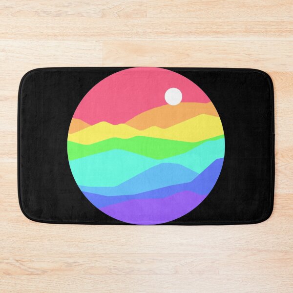Item preview, Subtle Rainbow Pride Flag Landscape designed and sold by everything4eva.