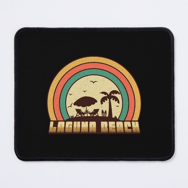 Item preview, Laguna Beach - Vintage Retro Sunset Style designed and sold by Whimsical Thinker.
