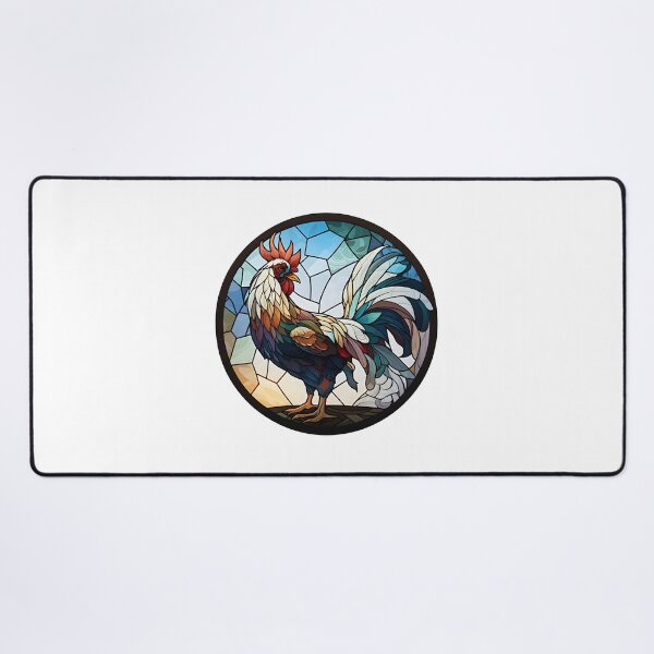 Item preview, Rooster in stained glass designed and sold by omar-sticker11.