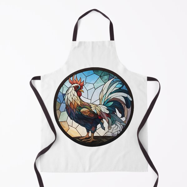 Item preview, Rooster in stained glass designed and sold by omar-sticker11.