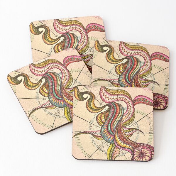 Item preview, Whales converging  designed and sold by Doodle Mind Journeys.